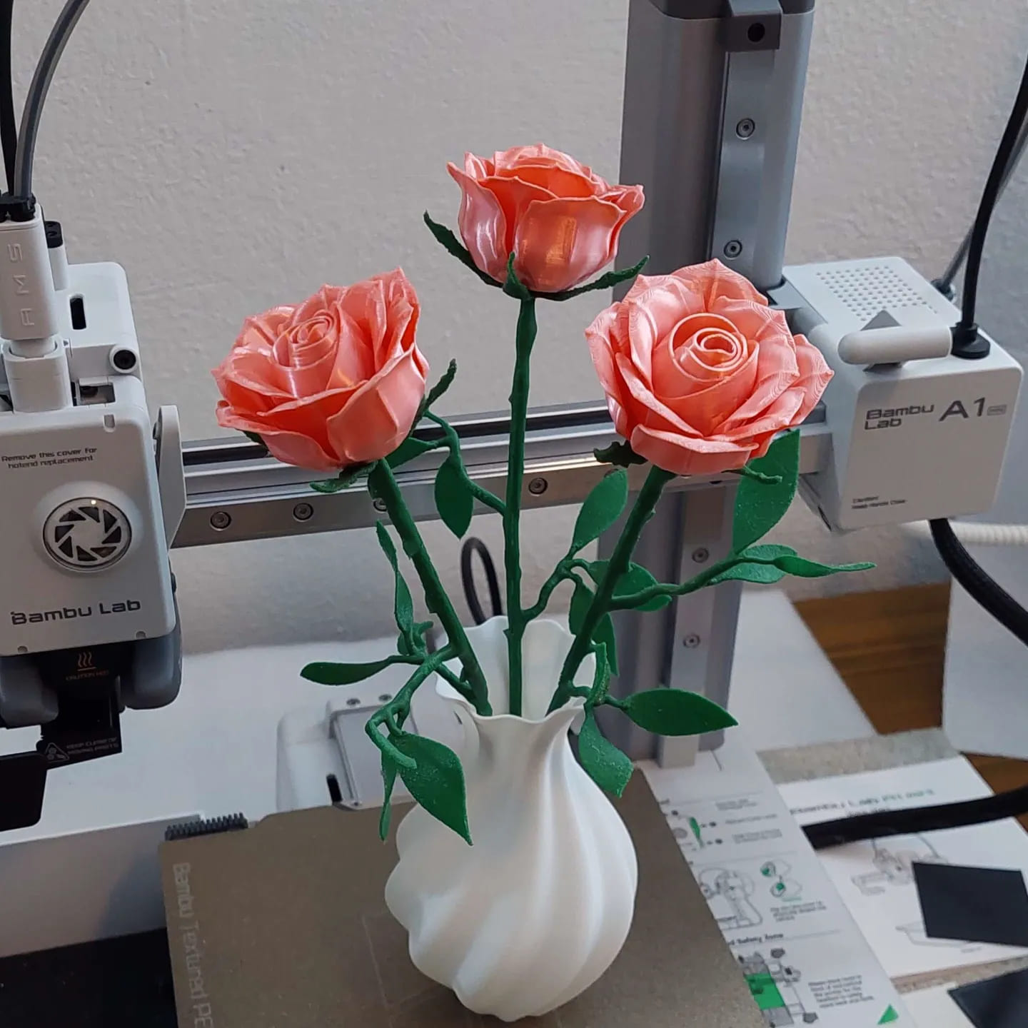 3d printed roses for valentines day